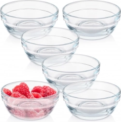 Boluri din sticlă 7,5 cm 80 ml, set 6 buc