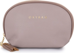 Geantă cosmetică PLUS din piele de culoare mocca