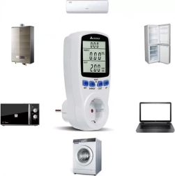 Wattmetru digital – contor de consum de energie pentru priză