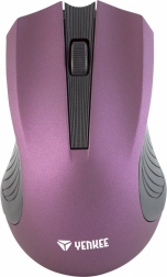 Mouse optic wireless YENKEE 2,4 GHz, simetric, 3 butoane, mov