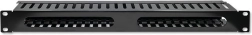 Organizator de cabluri pentru rack de 19″, 1U, 24 de poziții – QOLTEC