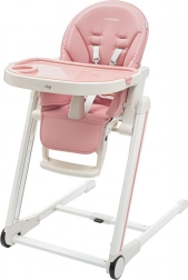 Scaun de masă pentru copii New Baby Muka dusty pink