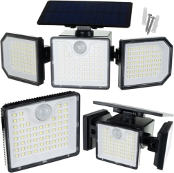 Lampă solară de perete IZOXIS 167 LED 500 lm cu telecomandă și senzor de mișcare