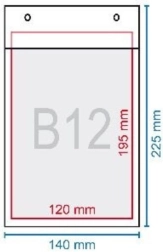 Plic cu bule B12 140 × 225 mm AROFOL