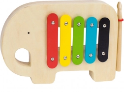 Petit Collage xilofon din lemn elefant