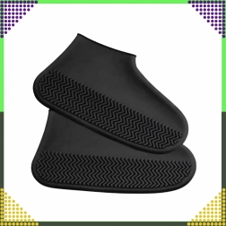 Huse din silicon impermeabile pentru încălțăminte cu talpă antiderapantă, mărimea S