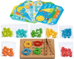 Mosaică din lemn cu pensetă și broderie LUCY & LEO