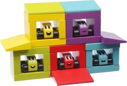 CUBIKA Curse vesele – construcție din lemn cu 30 de piese