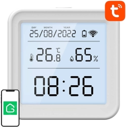 Senzor inteligent de temperatură și umiditate Wi‑Fi GOSUND S6 cu afișaj LCD