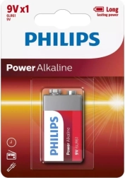 Baterie alcalină Philips Power 9V