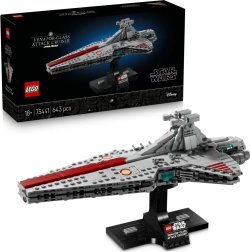 LEGO Star Wars crucișător de atac clasa Venator – model de colecție pe suport
