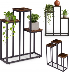 Suport pentru flori cu 3 rafturi loft ModernHome