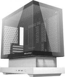 Carcasă PC Darkflash F1 albă cu 6 ventilatoare ARGB