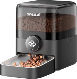 Distribuitor inteligent de hrană pentru animale de companie Oneisall cu Wi‑Fi și capacitate de 3 l