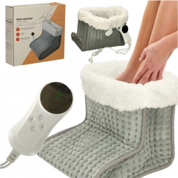 Încălzitor electric pentru picioare tip botină cu termostat și telecomandă, 9 trepte