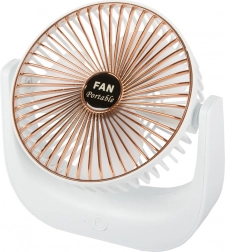 Ventilator USB de birou cu iluminare LED – Fără fir