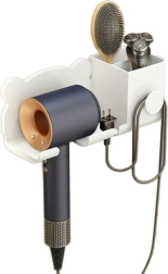 DA233A SUPORT DE PERETE PENTRU USCĂTOR DE PĂR ALB