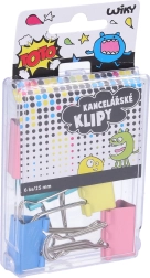 Clemă birou 25 mm, set 6 buc