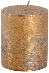 Lumânare cilindrică rustică PROVENCE, cuprată 6 × 7 cm