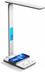 Lampa de birou LED cu încărcare wireless