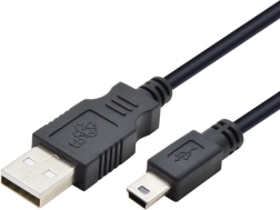 USB cablu - Mini USB negru 1,8m