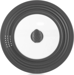 Capac universal din sticlă cu margine de silicon 24/26/28 cm