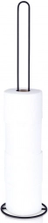 Suport metalic pentru hârtie igienică, negru, 60 cm