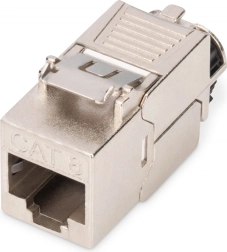 Modul keystone RJ45 (8P8C) Cat 8.1 STP, ecranat, fără unelte, din oțel