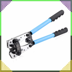 Presă manuală pentru papuci de cablu 6–50 mm² cu matriță hexagonală, lungime 390 mm