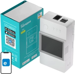 Comutator Wi‑Fi inteligent SONOFF cu măsurarea temperaturii și umidității