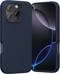 Husă din silicon Vention pentru iPhone 16 Pro Max cu MagSafe, albastră