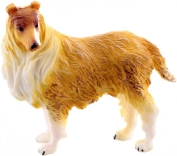 Figurină din plastic cu câine collie 7 cm