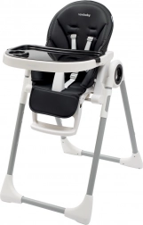 Scăunel de masă Iris New Baby, negru