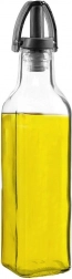 Sticlă de sticlă pentru ulei și oțet cu dozator 250 ml