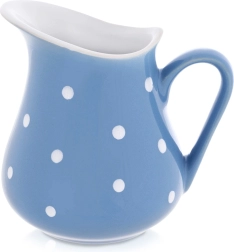 Picătură ceramică albastră cu buline 480 ml