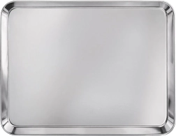 Tavă de servire din inox 31,7 × 24 cm