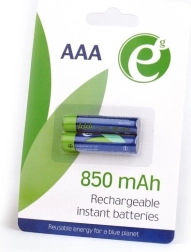 Baterii reîncărcabile AAA 850 mAh, 2 bucăți blister