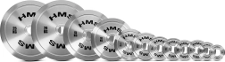 Disc olimpic din oțel HMS 0,25 kg