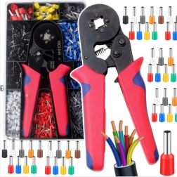 Set pentru presare cleme de cablu 1200 bucăți