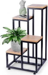 Suport de flori metalic cu patru niveluri 69 cm