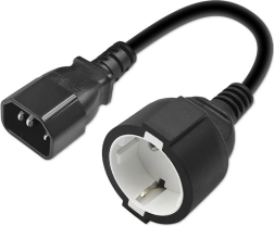 Adaptor IEC 320 C14 la Schuko 0,15 m