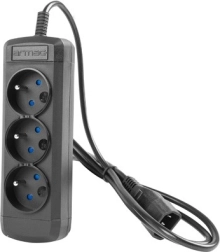 Prelungitor Armac ARColor3 0.6M UPS 3X 230V IEC negru