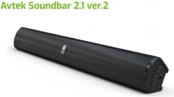 Soundbar 2.1 AVTEK versiunea 2 cu bass-reflex