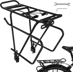 Portbagaj spate pentru bicicletă Trizand 38 × 13,5 × 35 cm, capacitate de încărcare 25 kg