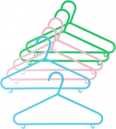 Umerașe pentru copii 29 × 17 cm, set de 6 buc