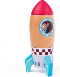 Rachetă din lemn pentru copii