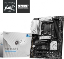 MSI PRO B760-P II – placă de bază ATX cu LGA 1700, DDR5, HDMI/DP