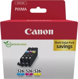 Multipack Canon CLI-526 azur/ocean/purpură/galben