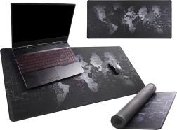 Suport mare pentru birou cu hartă a lumii 40 × 90 cm