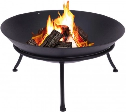 Vatră de grădină din fontă pe suport 57 cm AMBIANCE